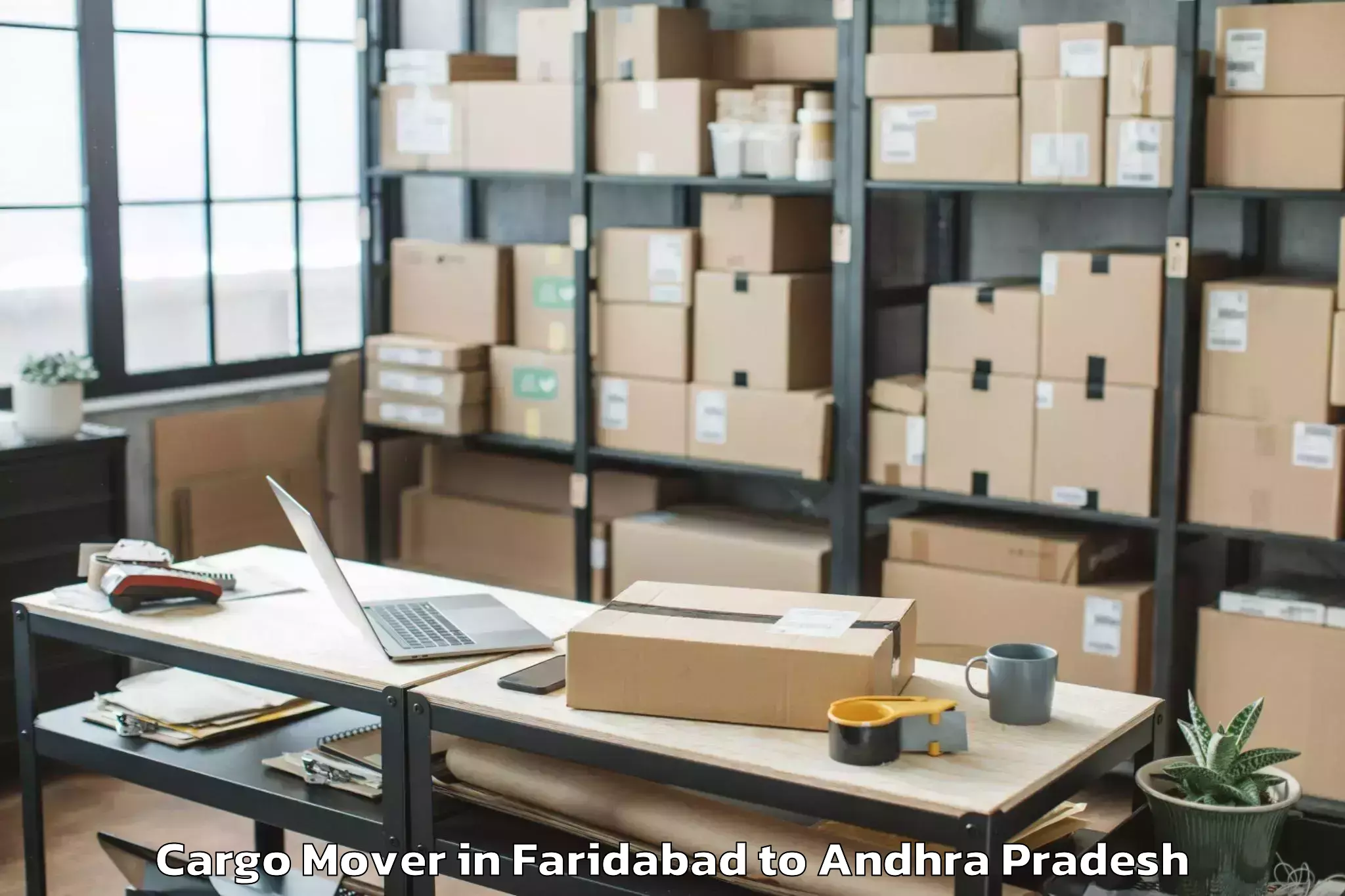 Reliable Faridabad to Kadapa Cargo Mover